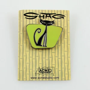 Vintage ACME Studio “Cat" Enamel Lapel Pin by Artist Josh “SHAG” Agle NEW - Picture 1 of 3