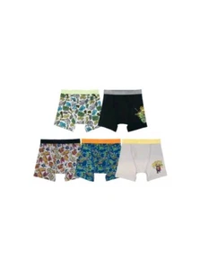 Boys' Teenage Mutant Ninja Turtles 5 pack Boxer Briefs - Size 4 - Picture 1 of 5