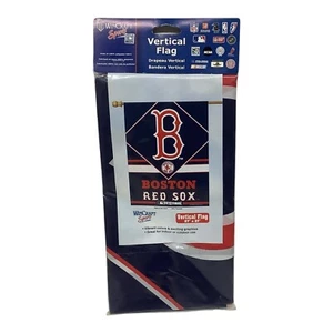 MLB Boston Red Sox 27" x 37" Vertical Hanging Flag Logo Wincraft Sports NEW - Picture 1 of 3