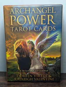 Archangel Power Tarot Cards Doreen Virtue/Radleigh Valentine 78 Cards/Guidebook - Picture 1 of 7