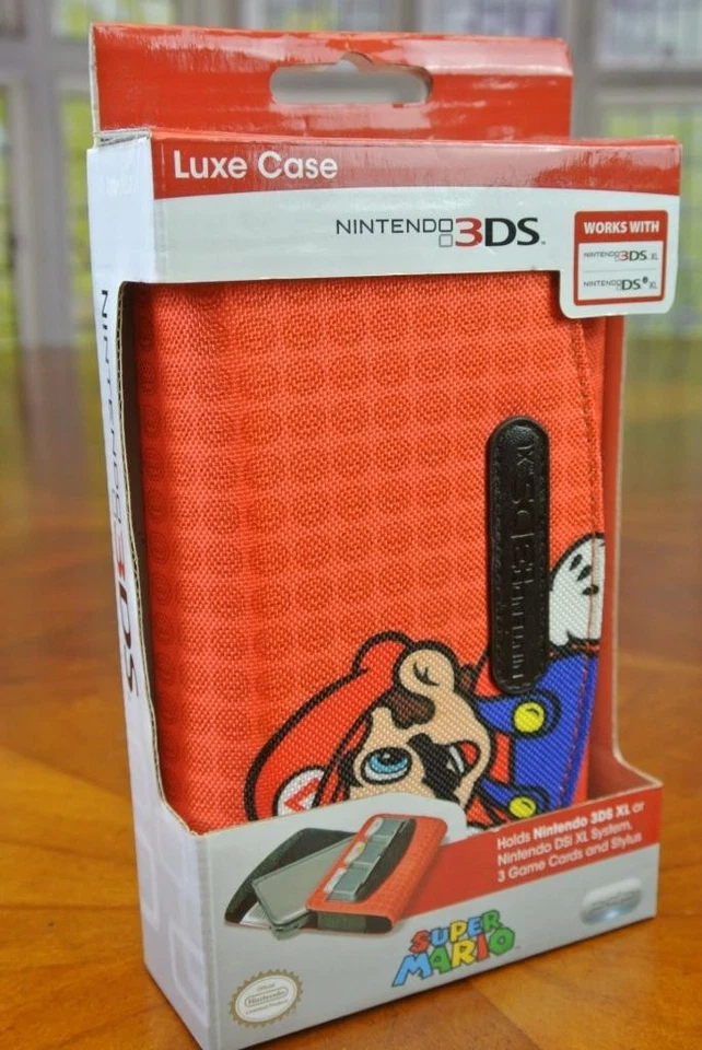 Nintendo 3DS CASE Game System SUPER MARIO Luxe 3DS XL, DSi XL - Image 1 of 1