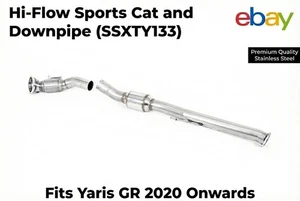 Milltek Large Bore Downpipe & 200 Cell Sports Catalyst Toyota GR Yaris SSXTY133 - Picture 1 of 1