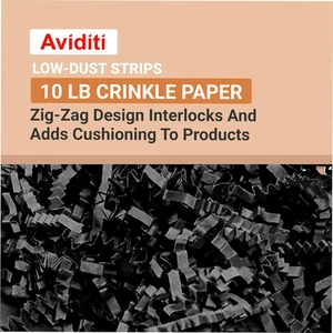 Crinkle Cut Paper Shred Filler 10 Lb Case | Shredded for Box Package, Stuffin... - Picture 1 of 6