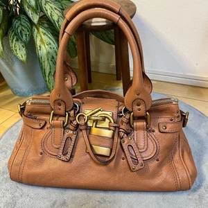 Chloe Paddington Leder Handtasche Schulter camelbraun JP authentisch - Bild 1 von 20