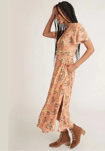Marine Layer Emlyn Floral Midi Dress Size Small - Picture 1 of 11