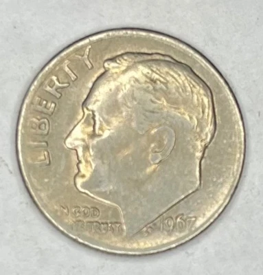 1967 P Roosevelt Dime - Image 1 of 4