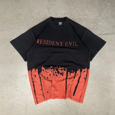 Vintage Y2K 2000s Capcom Resident Evil Biohazard Horror Video Game Promo tshirt - Image 1 of 4