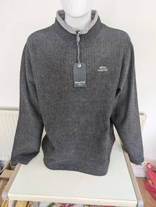 Weird Fish 4 XL X XXL Jumper New With Tags Pit - Pit 17" 1/4 Zip Grid Fleece  - Picture 1 of 9