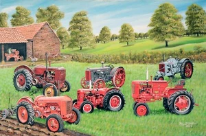 Case Tractor Collection Roy Didwell 1000 piece jigsaw puzzle  690mm x 480mm (jg) - Picture 1 of 1