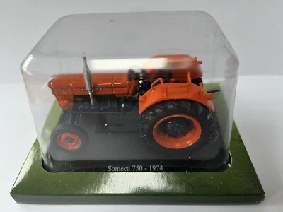 Hachette Someca 750 1974 Tractor 1:43 Mint In Blister Pack - Image 1 of 4