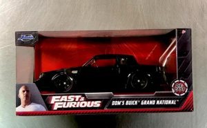 JADA FAST & FURIOUS DOM’S BUICK GRAND NATIONAL BLACK PAINT ( 1:24 SCALE ) - Picture 1 of 3