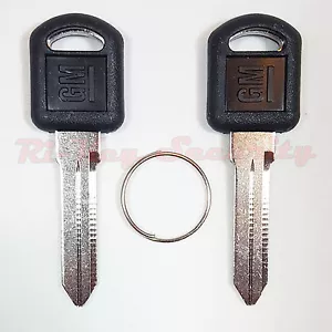 2 New original OEM Keys B89 With GM Logo GMC Chevrolet Olds' Pontiac Made In USA - Bild 1 von 7