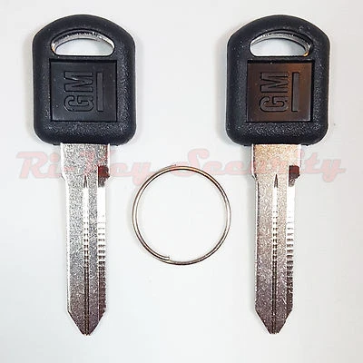 2 New original OEM B89 Keys for GMC Chevrolet Olds' Pontiac with GM logo - Image 1 of 4