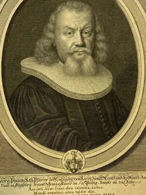 ANTIKER STICH PORTRAIT EINES EDELHERREN ABMESSUNGEN 19,5x30cm - Bild 1 von 4