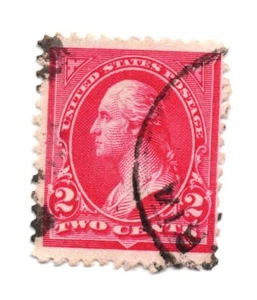 Estampilla usada SC#252 - 2c edición 1894 de George Washington (a7) - Imagen 1 de 1