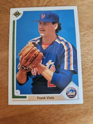 1991 Upper Deck Baseball Frank Viola Card - Image 1 of 2
