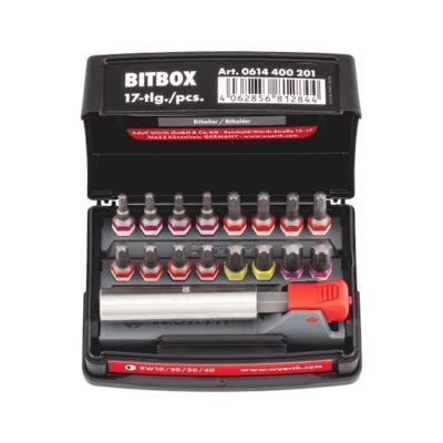 Inserti Avvitatore RW-10/20/30/40 Set 17pz - WÜRTH 0614400201 - Immagine 1 di 4
