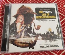 Miklos Rozsa "THE PRIVATE LIFE OF SHERLOCK HOLMES" score Quartet 1000-Ltd CD oop