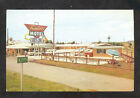 Tulsa Oklahoma Frontier Motel Swimming Pool Advertising Vintage Opstcard