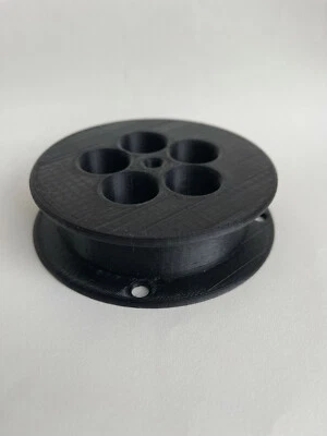 1 HAND REEL CUBAN YOYO cubano fishing cast manual kite line plastic BLACK 5"