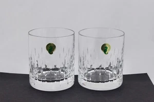 SET OF 2 WATERFORD CRYSTAL ESPRIT DOUBLE OLD FASHIONED GLASSES - NEW - Picture 1 of 5