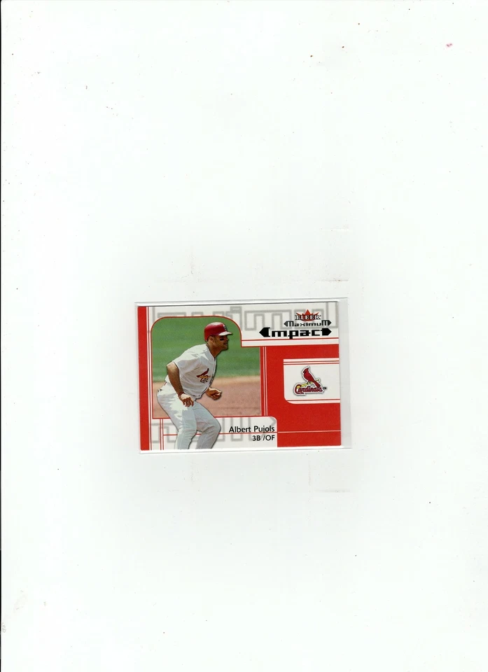 2002 Albert Pujols Fleer Maximum Impact #251 Free Shipping (A-1083) - Image 1 of 1