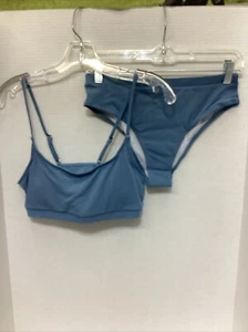 Yodygaga Women’s 2 Piece Swimsuits Bikini Blue Size Small New - Picture 1 of 3