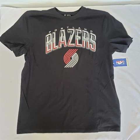 =NBA Portland Trail Blazers Basketball T-Shirt Mens XL Arched Plexi Short Sleeve Cover