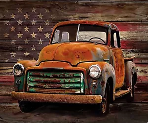 DIY 5D Diamond Painting Kits for Adults Full Drill Diamond Painting Rustic Ol... - Picture 1 of 7