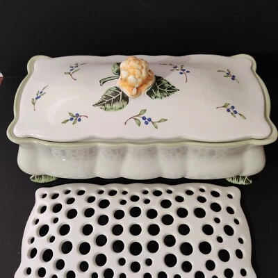 Princess House Vintage Garden Ceramic Centerpiece Flower Frog Planter Vase - Image 1 of 4