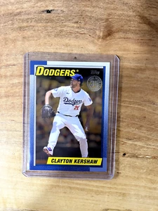 2025 Topps Series 1 35th Anniversary 31/50 Clayton Kershaw 1990 - Bild 1 von 2