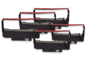 5x Farbband für Bixolon SRP 275 SRP 270 Schwarz,Rot - Afbeelding 1 van 1