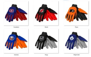 Guantes utilitarios de palma de color NHL de Forever coleccionables -Selecciona- equipo a continuación - Imagen 1 de 4