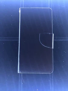 iPhone Xs Max Black Wallet Case - Picture 1 of 6