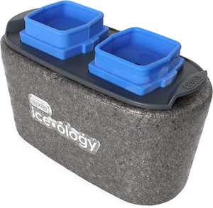 Ice•Ology Silicone Clear Ice Maker Tray for Crystal Clear Craft Cocktail Ice, 2 - Picture 1 of 7