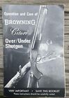 Vintage Browning Citori Owner's Manual, Over And Under Shotgun