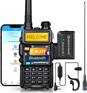 Radioaficionado portátil 8W mejorado con antena 771 y kit completo - Walkie Talkie doble - Imagen 1 de 14