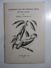 Kommentare zu den endemischen Vögel Sri Lankas von Robert Fleming