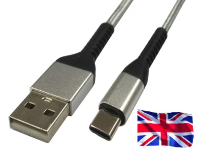 USB 3.1 Type C to USB Sync Charger Charging Cable Lead - Extra Long 3 Metres - Image 1 of 3