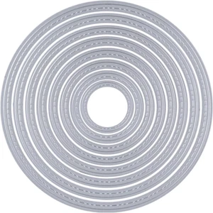 8 Stück Metall Kreis Form Stanzschablonen Metall Schneiden Schablonen Stanzforme - Bild 1 von 6