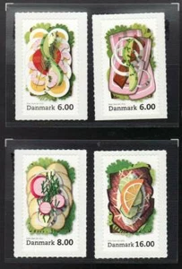 Denmark Scott #1596-1599 -2012 - Set of 4 - SA BOOKLET Sandwiches - Picture 1 of 1