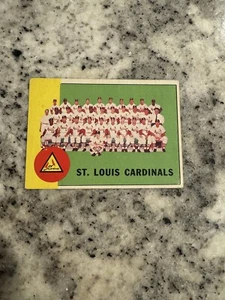 1963 TOPPS ST.LOUIS CARDINALS TEAM CARD #524 EX- HIGH HI # NUMBER - Picture 1 of 3