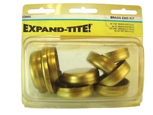 Expand-tite 02660 Brass Eng Kit, Brass Exp Plugs 1992-1955 Small Block V8 - Picture 1 of 2