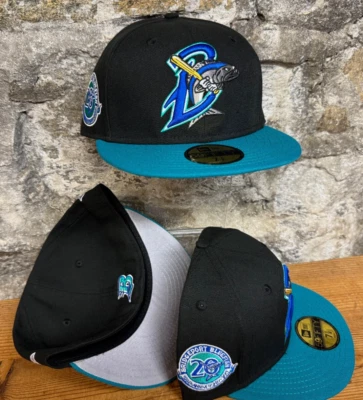 Bridgeport Bluefish New Era Liga Menor Equipado Negro 59Fifty Dos Tonos Exclusivo Foto 1 de 4