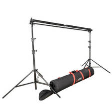 Super Heavy Duty Triple Telescopic Background Backdrop Stand Adjustable Height