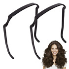 Unsichtbarer Haarreifen, 2 Stck Eckiger Haarreif Hinged Headband, Sonnenbrille 