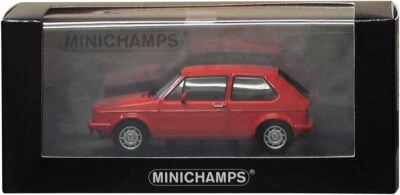 VW Golf Gti Mki Pirelli 1983 Red MINICHAMPS 400055170 1:43 1 MK1 Marsrot - Immagine 1 di 4
