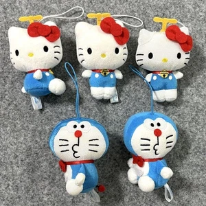 Hello Kitty Doraemon Collaboration Mascot Plush Toys 5 Types - Picture 1 of 7