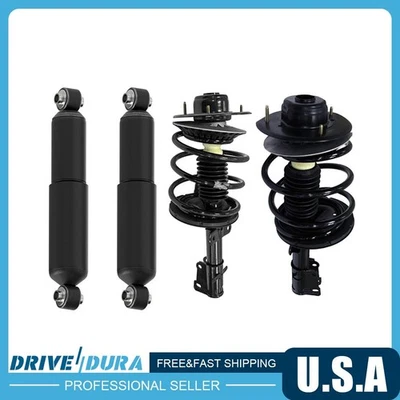 Puntales delanteros Monroe con resorte + amortiguadores traseros para Chrysler Voyager 2001 2002 2003 Foto 1 de 4