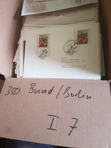 Belegefundgrube 350 Fdc's First Day Covers Letters Documents Waist Frg Berlin I7 - Picture 1 of 7